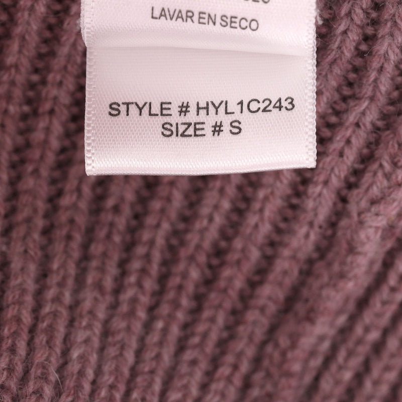 Herve Leger Cropped Roll Neck Cashmere Jumper. Size S