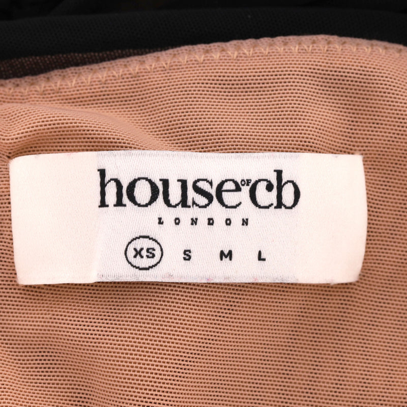 House Of CB Cut-Out Ruched Midi Dress. Size XS