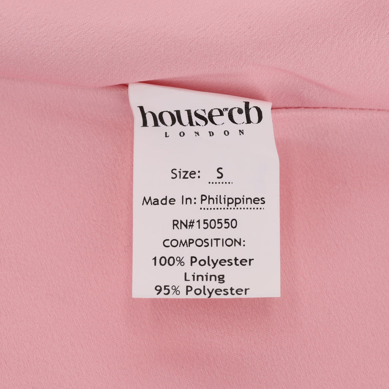 House Of CB Draped Satin Strapless Corset Dress. Size S