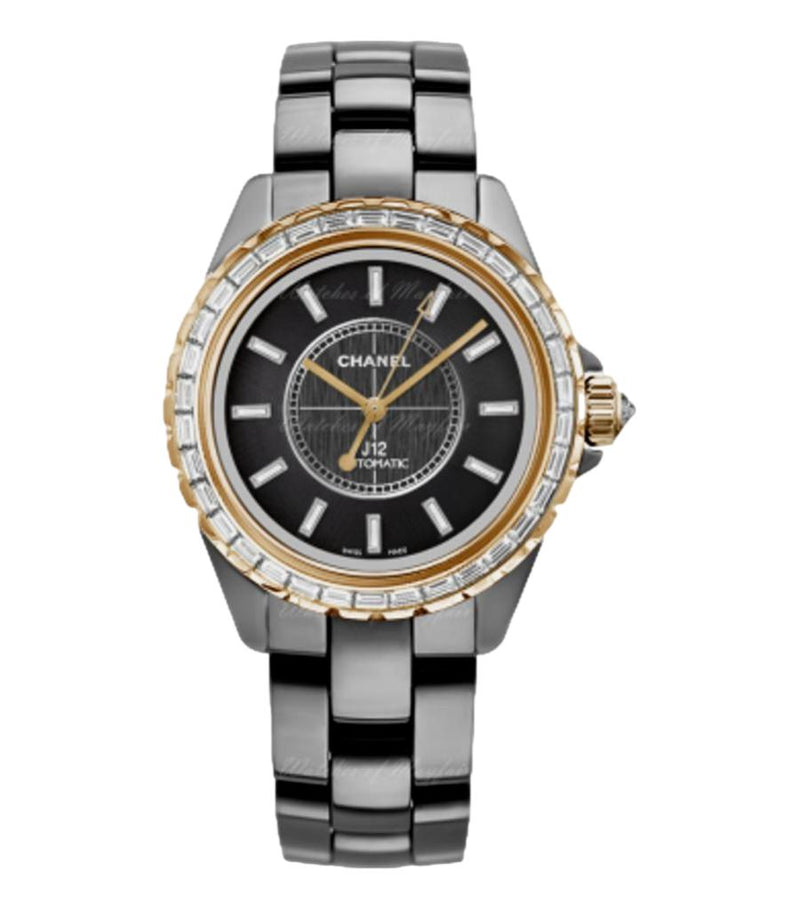 Chanel High End Jewellery Collection Baguette Diamond J12 Automatic Watch