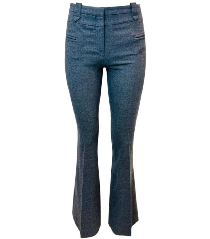 Altuzarra Cropped Flared Wool Trousers. Size 38IT