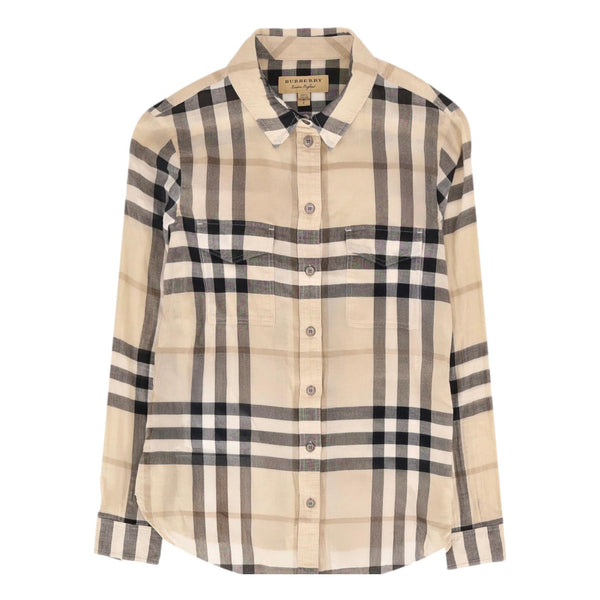 Burberry Classic Check Cotton Shirt.Size S