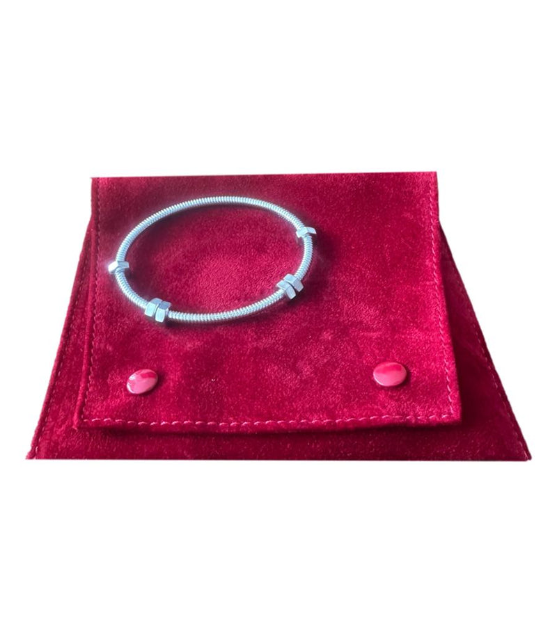 Cartier 18k White Gold Ecrou Bangle