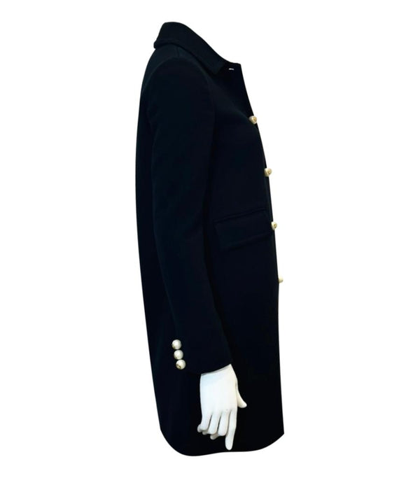 Gucci Wool Coat With Pearl Buttons. Size 38IT