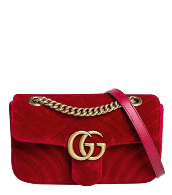 Gucci GG Marmont Small Velvet Bag