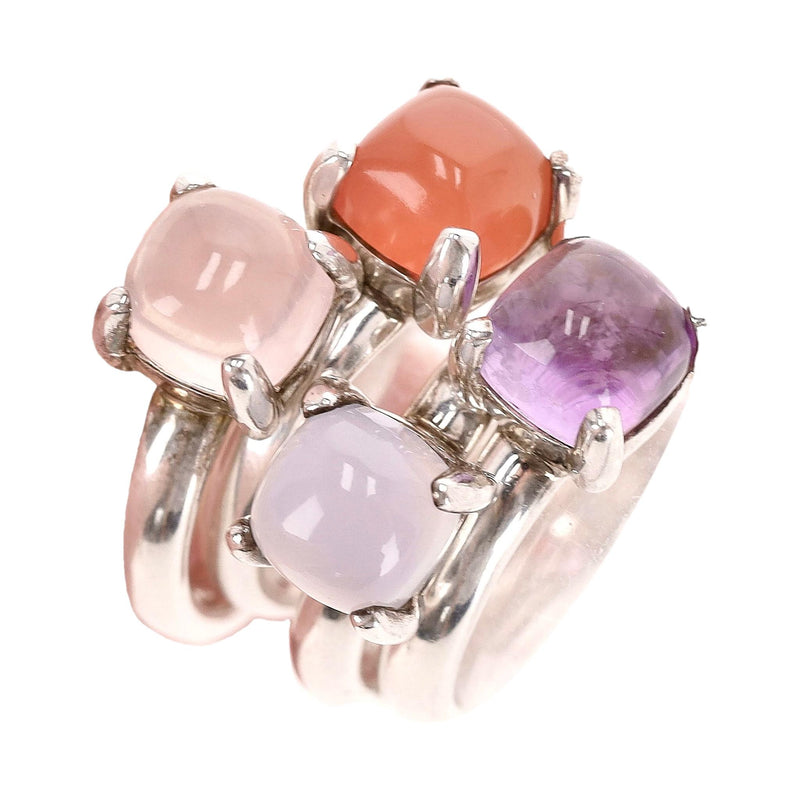 Tiffany & Co. Paloma Picasso 925 Sterling Silver Sugar Stacking Rings