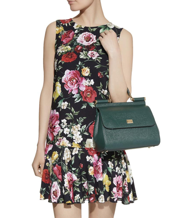 Dolce & Gabbana Floral Rose Print Dress. Size 40IT