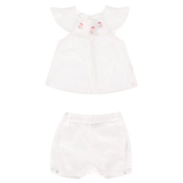 Tartine et Chocolat Baby Girl Jelly Fish Cotton Top & Shorts Set. Size 18M