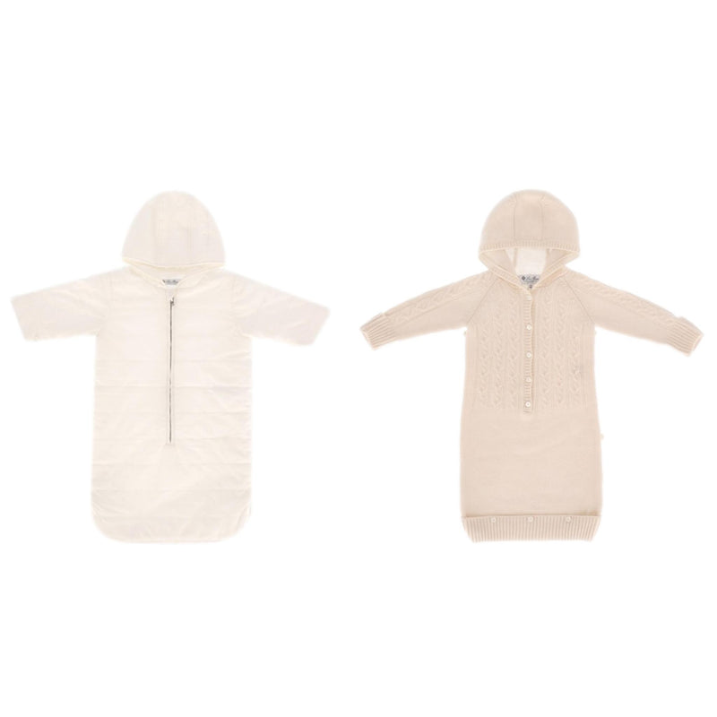 Loro Piana Baby Snowsuit & Cashmere Sleeping Bag Two-Piece Set. Size 3-6M