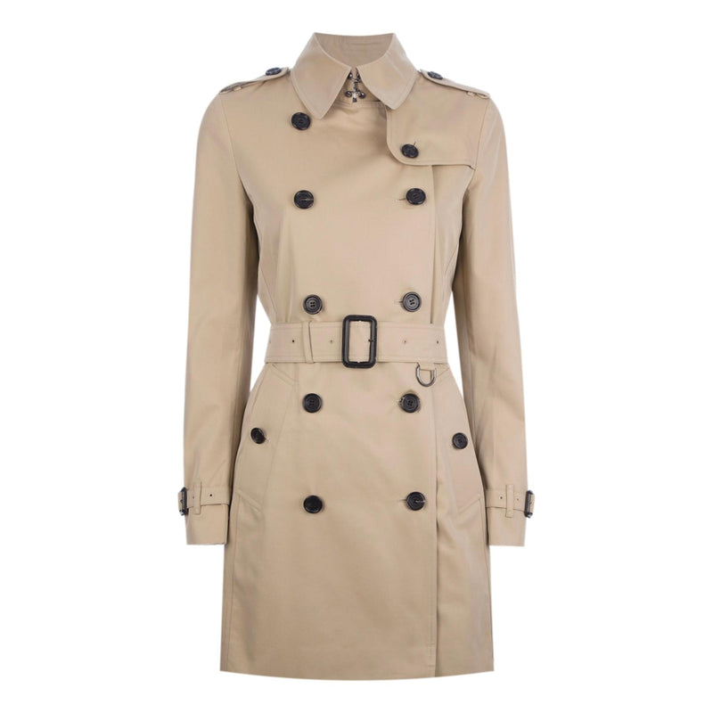 Burberry Mid-Length Kensington Trench Coat. Size 4UK