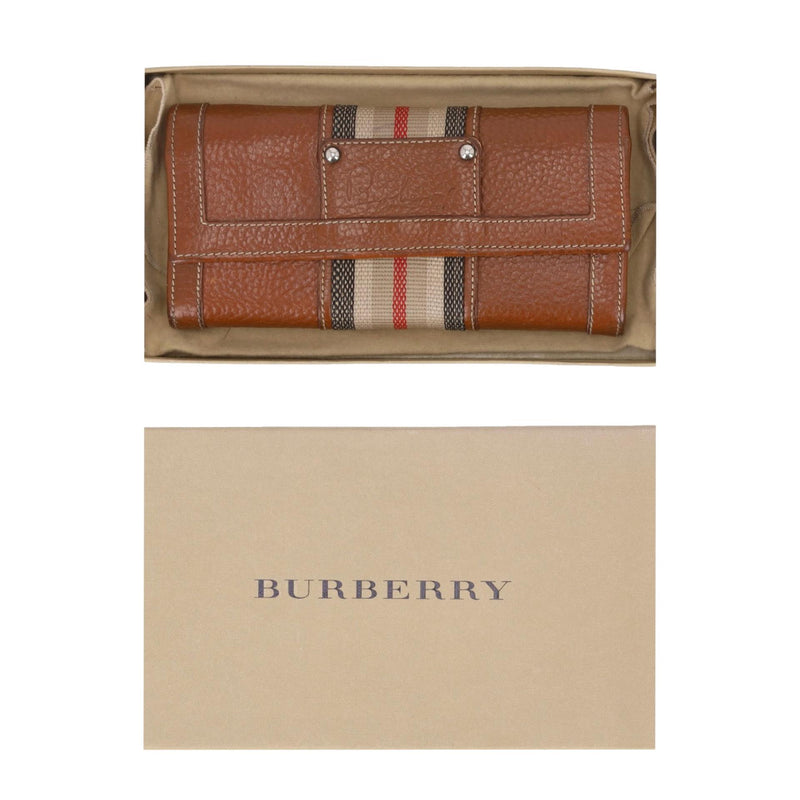 Burberry Grained Leather Wallet