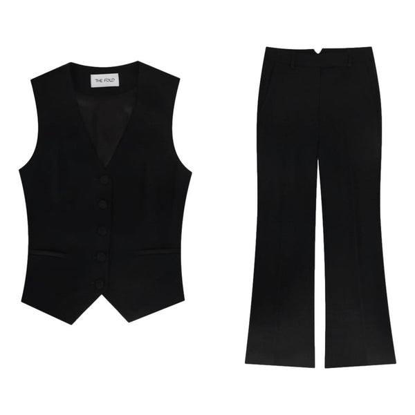 The Fold Waistcoat and Trousers Two-Piece Set. Size 8UKI