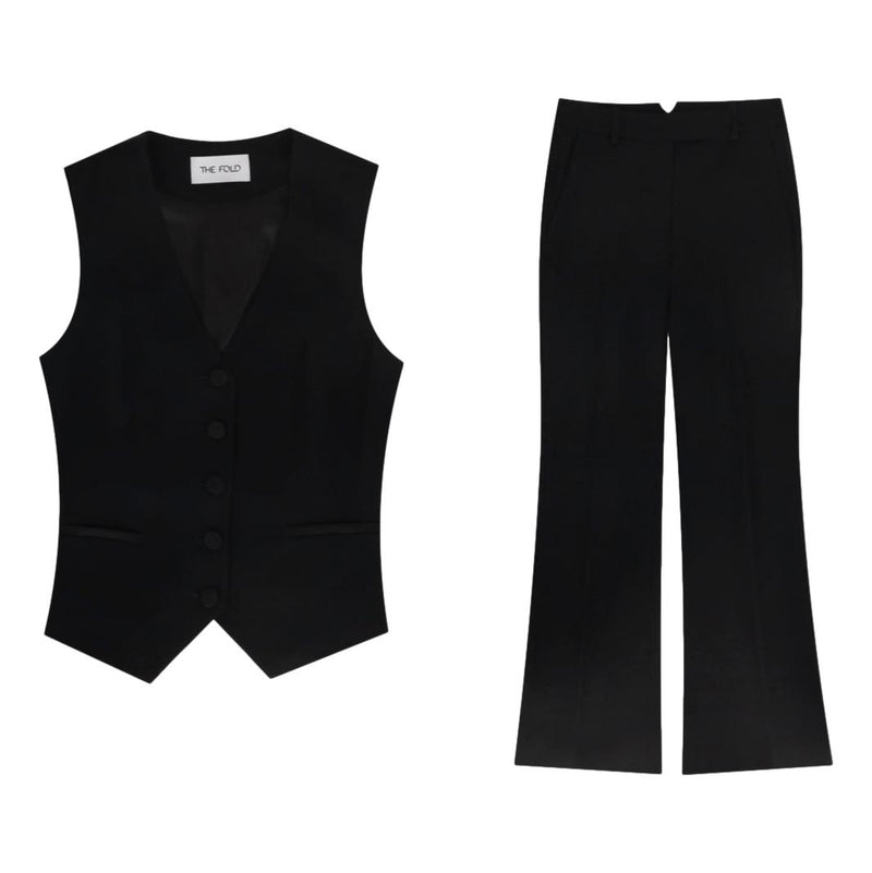 The Fold Waistcoat and Trousers Two-Piece Set. Size 8UKI