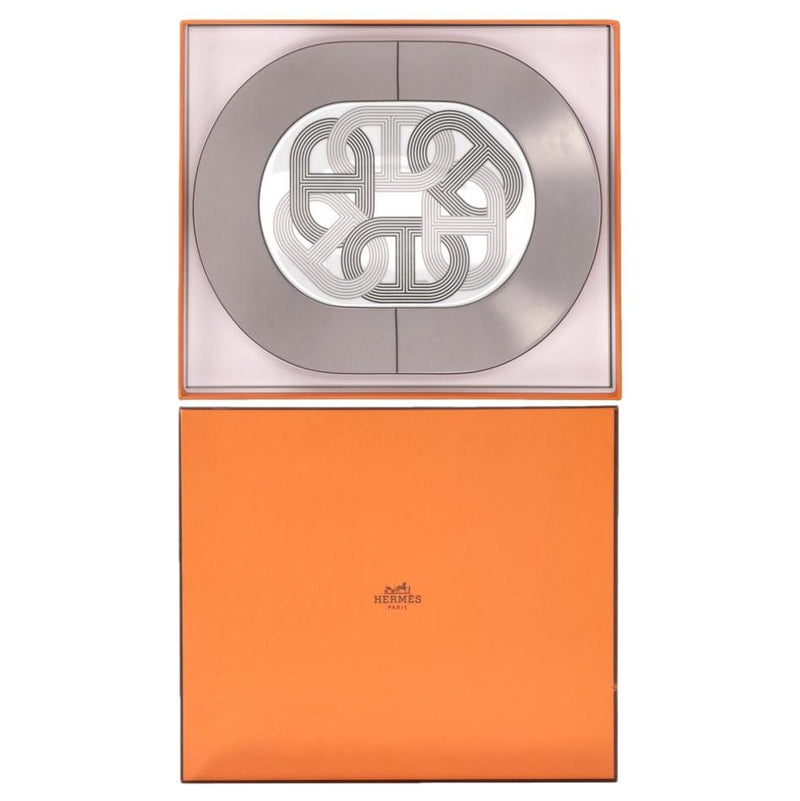 Hermes Rallye 24 Limoge Porcelain Oval Plate