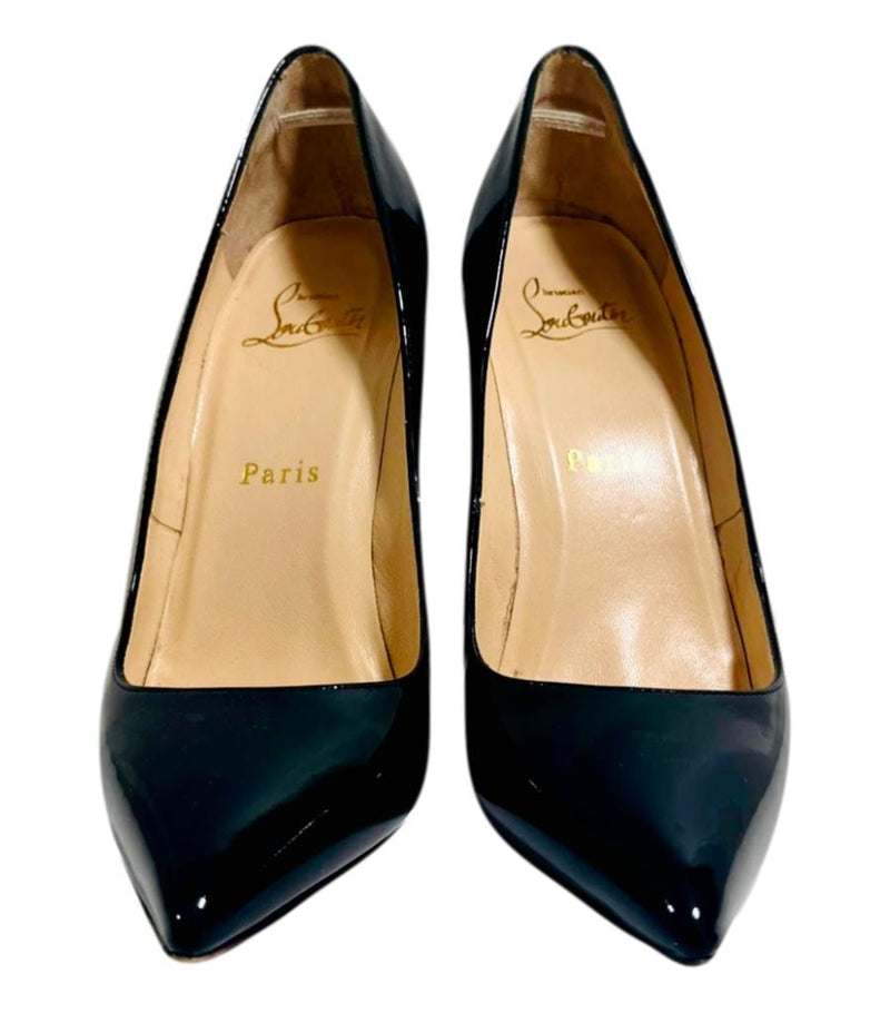 Christian Louboutin 100 Patent Leather Heels. Size 35