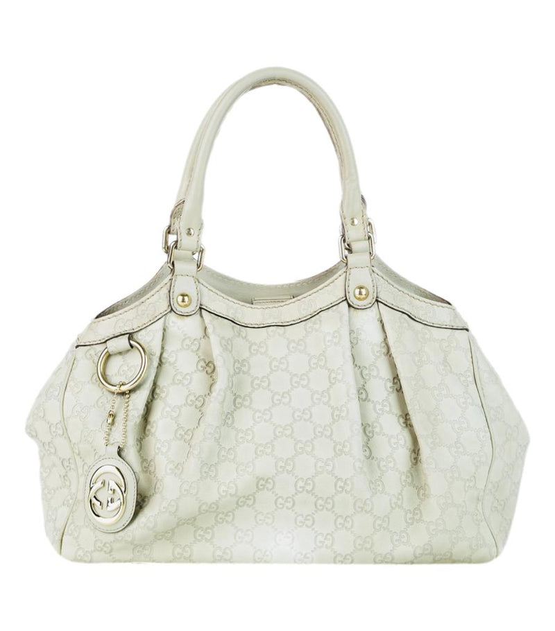 Gucci Guccissima GG Sukey Leather Bag