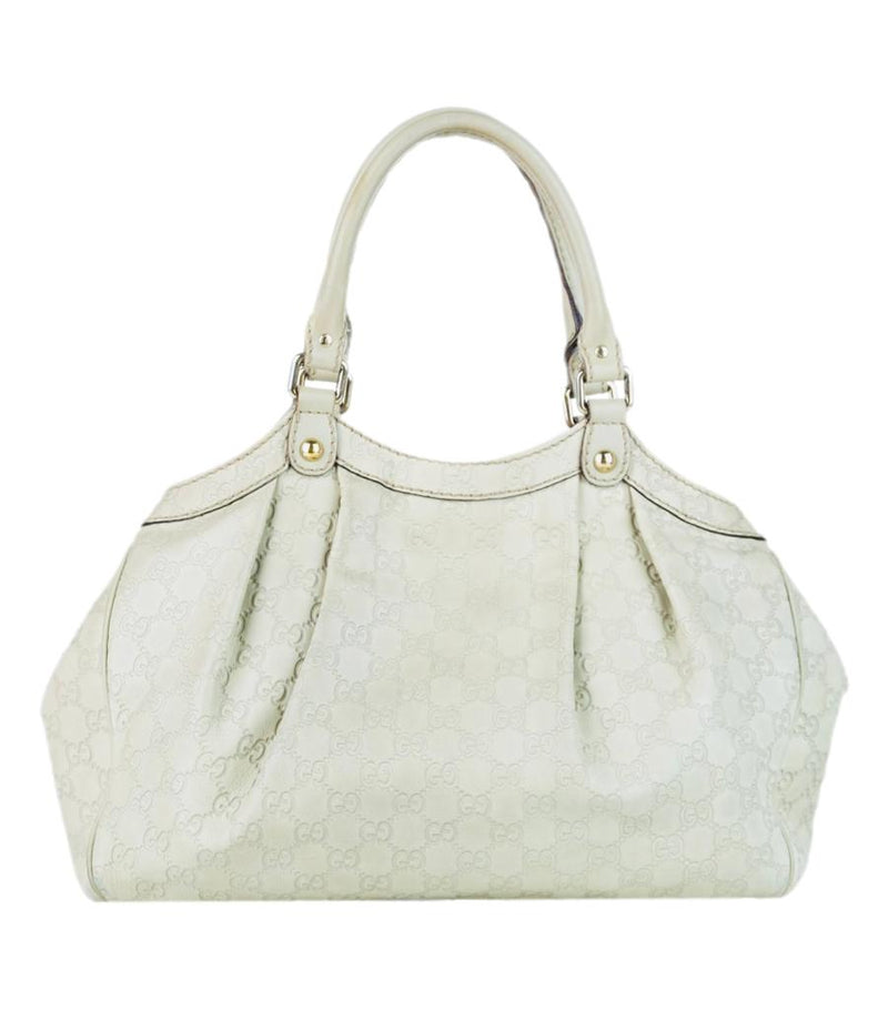 Gucci Guccissima GG Sukey Leather Bag