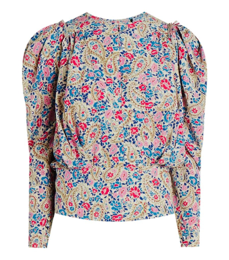 Isabel Marant Floral Silk Top. Size 44FR