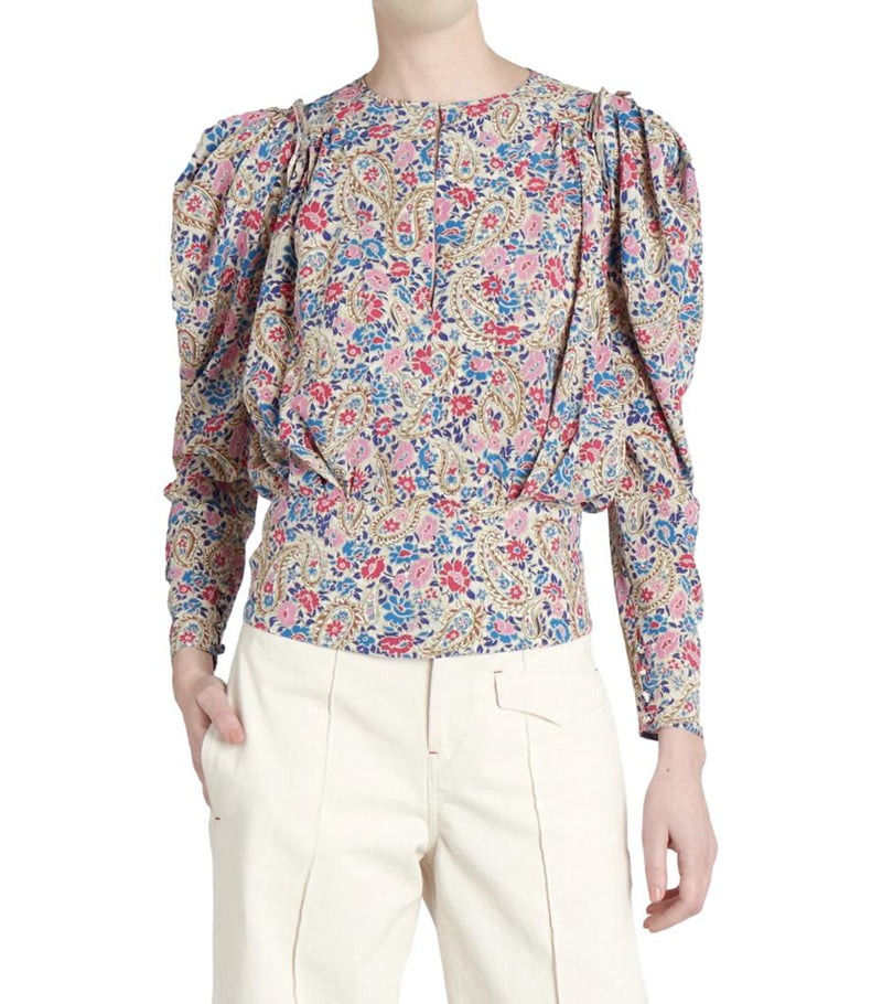 Isabel Marant Floral Silk Top. Size 44FR