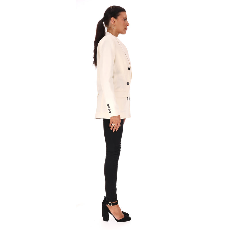 Iro Double-Breasted Wool Blend Blazer. Size 32FR