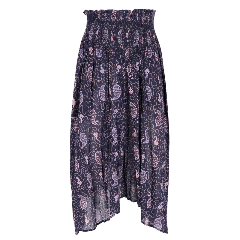 Isabel Marant Etoile Paisley Print Cotton Top & Skirt Two-Piece Set. Size 34/36FR