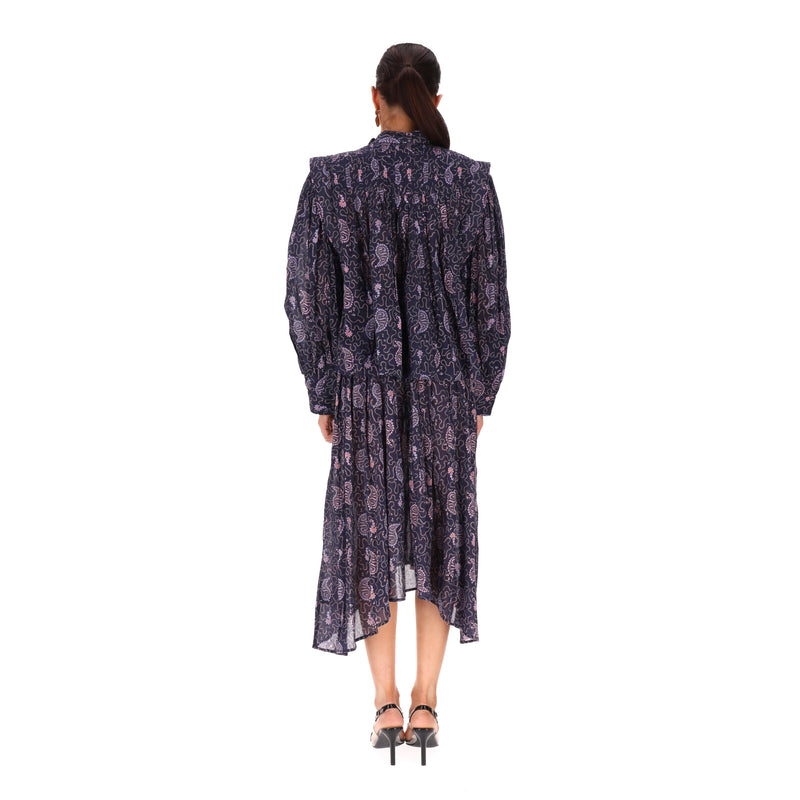 Isabel Marant Etoile Paisley Print Cotton Top & Skirt Two-Piece Set. Size 34/36FR