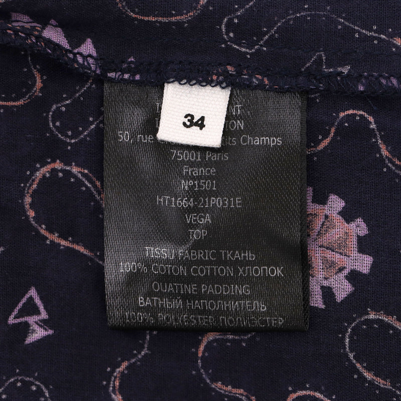 Isabel Marant Etoile Paisley Print Cotton Top & Skirt Two-Piece Set. Size 34/36FR