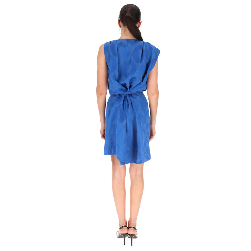 Isabel Marant Satin-Jacquard Wrap Dress. Size 36FR