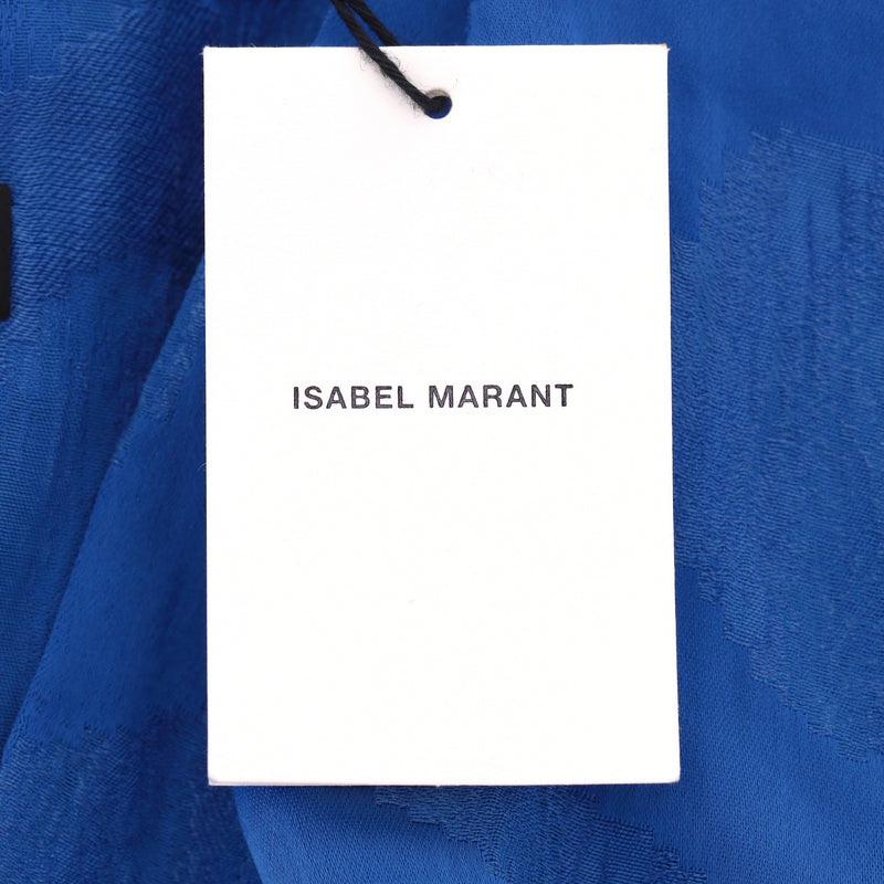 Isabel Marant Satin-Jacquard Wrap Dress. Size 36FR