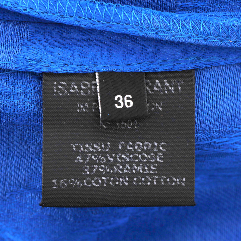 Isabel Marant Satin-Jacquard Wrap Dress. Size 36FR