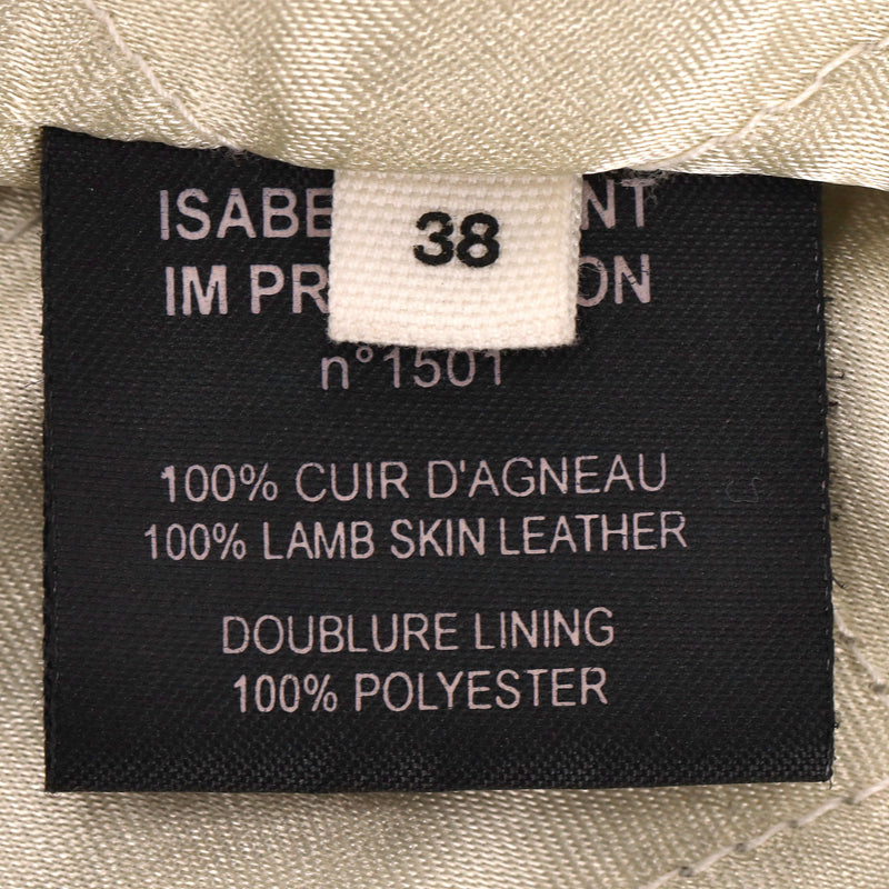 Isabel Marant Etoile Lambskin Biker Jacket. Size 38FR