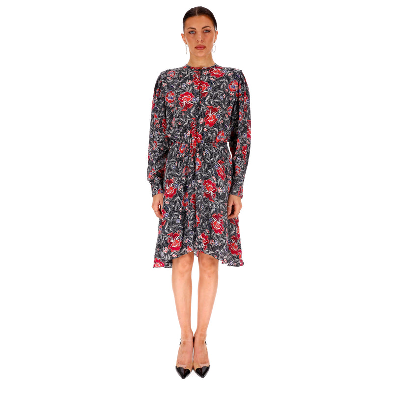 Isabel Marant Floral Silk Dress. Size 38FR