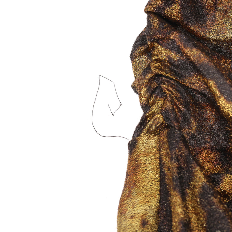 Isabel Marant Leopard Print Silk Blend Ruched Dress. Size 34FR