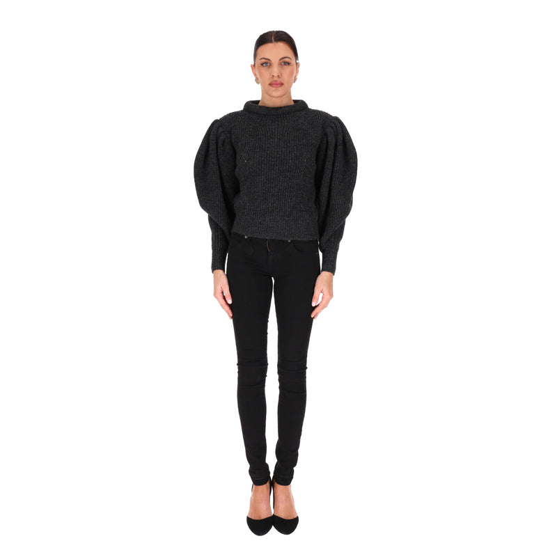 Isabel Marant Puff-Sleeve Wool Jumper. Size 36FR