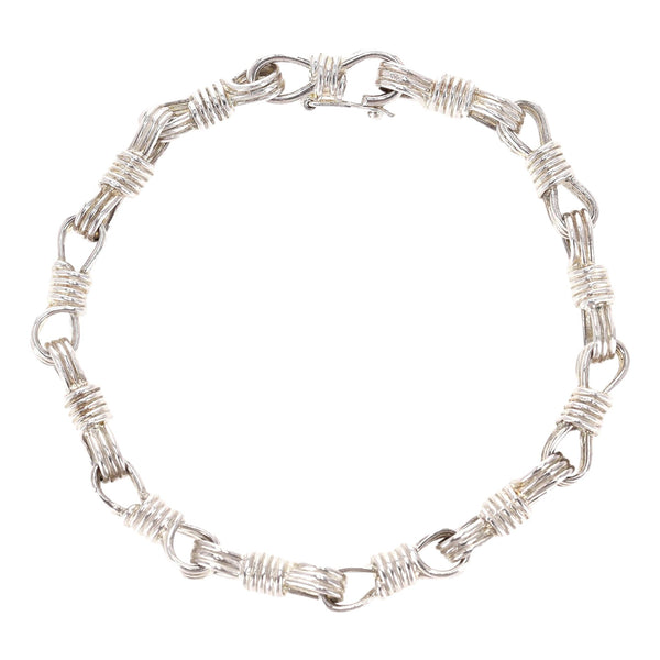 John Paul Gaultier Vintage Sterling Silver Knot Bracelet