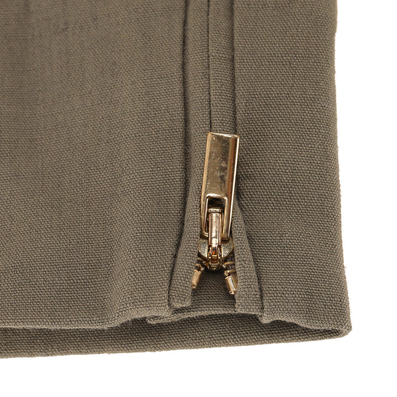 Jacquemus Linen Blend Draped Slubbed-Canvas Mini Dress. Size 40FR