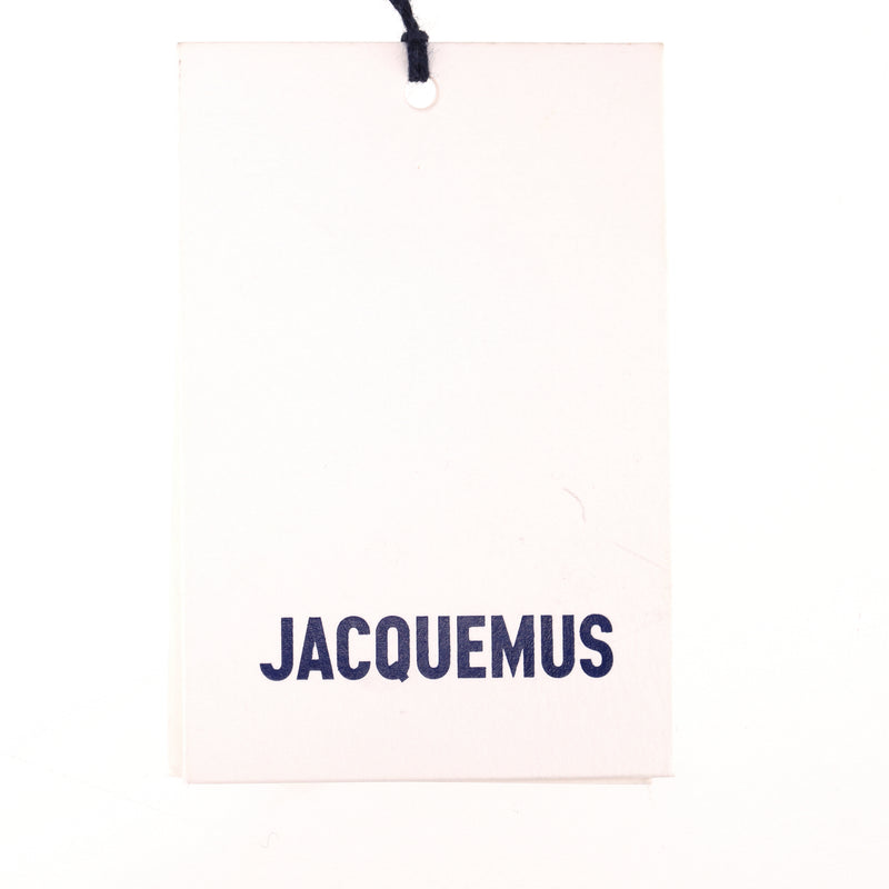 Jacquemus Linen Blend Draped Slubbed-Canvas Mini Dress. Size 40FR