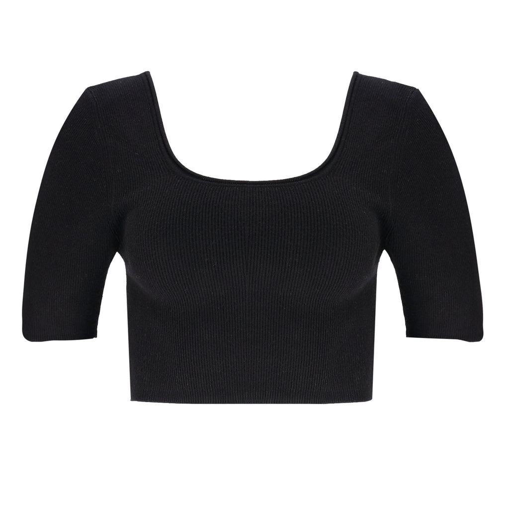 Jacquemus 'Le Haut Arancia' Knit Crop Top. Size 38FR – Shush London