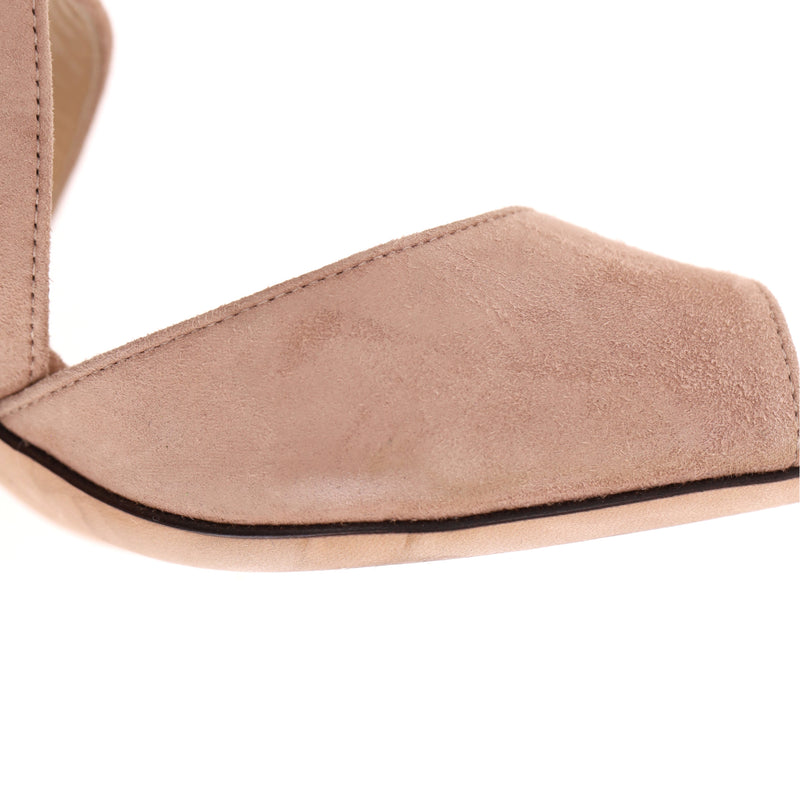 Jimmy Choo Carrie 65 Suede Sandals. Size 34