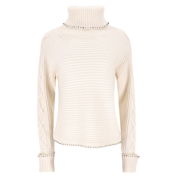 Karl Lagerfeld Roll Neck Wool Jumper. Size S