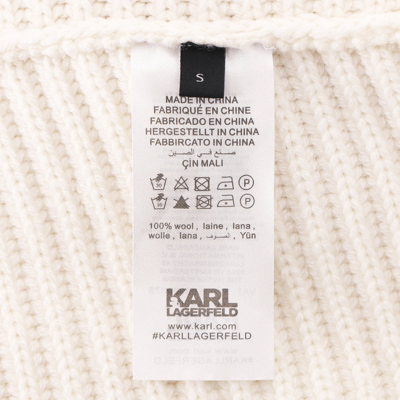 Karl Lagerfeld Roll Neck Wool Jumper. Size S