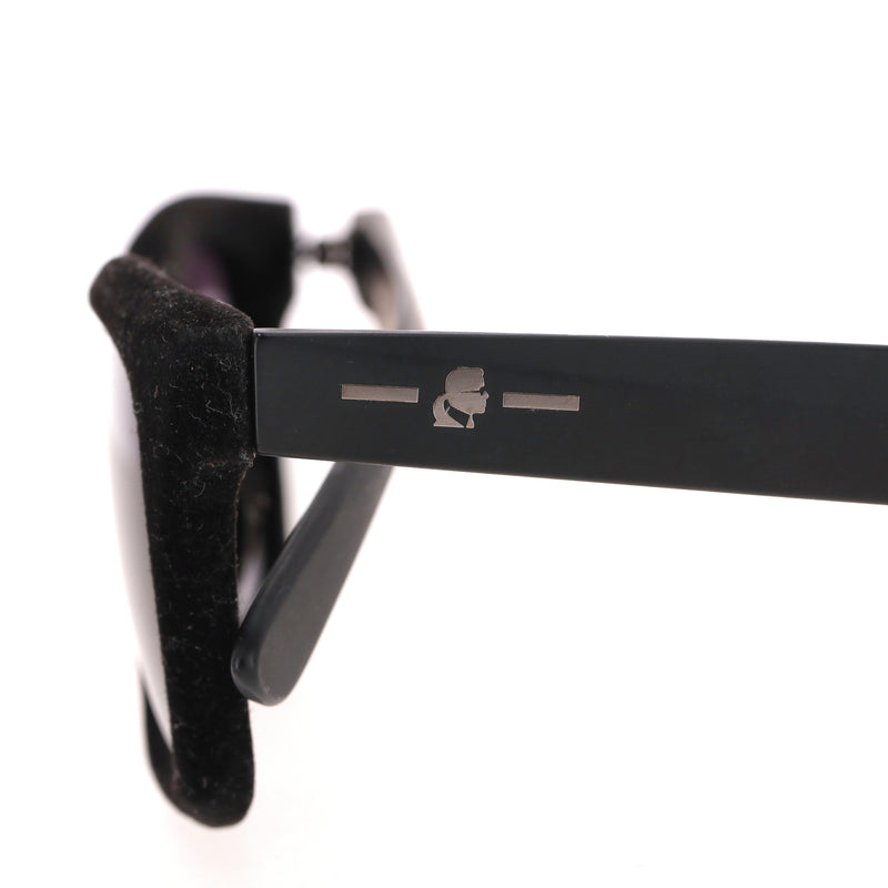 Karl Lagerfeld x Italia Independent Wayfarer Velvet Sunglasses