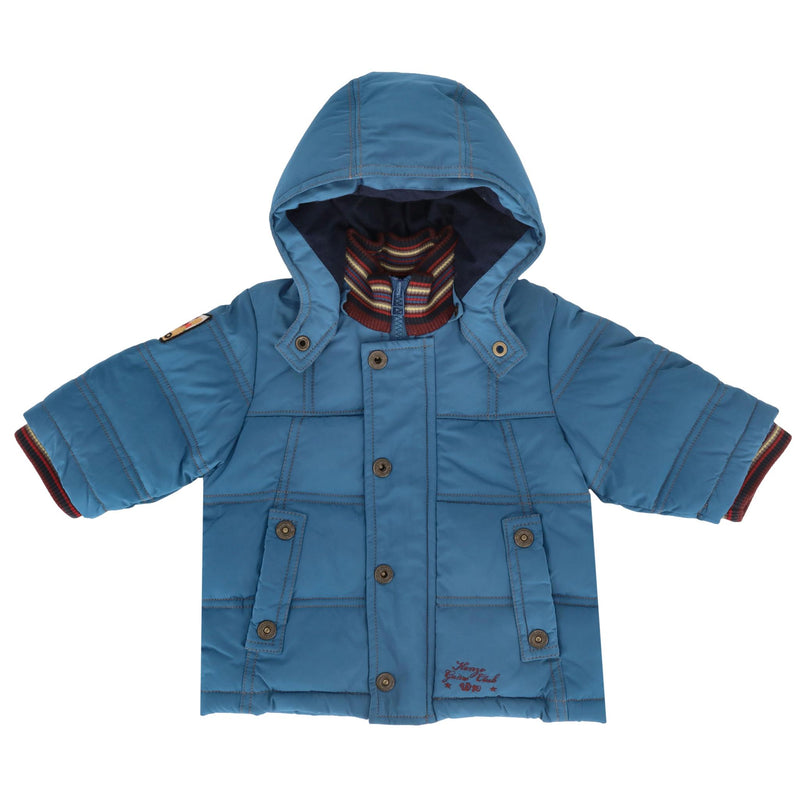 Kenzo Baby Boy Hooded Down Jacket. Size 6M