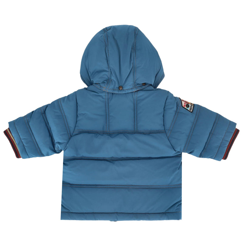Kenzo Baby Boy Hooded Down Jacket. Size 6M