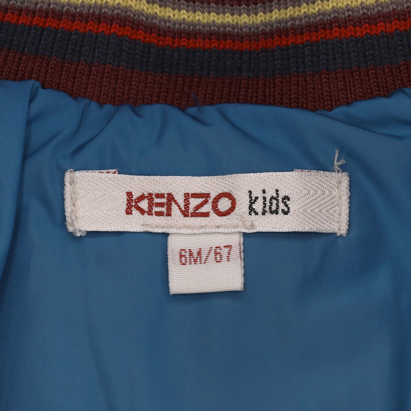 Kenzo Baby Boy Hooded Down Jacket. Size 6M