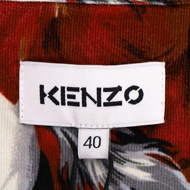 Kenzo Horse Print Cotton Shirt Jacket. Size 40FR