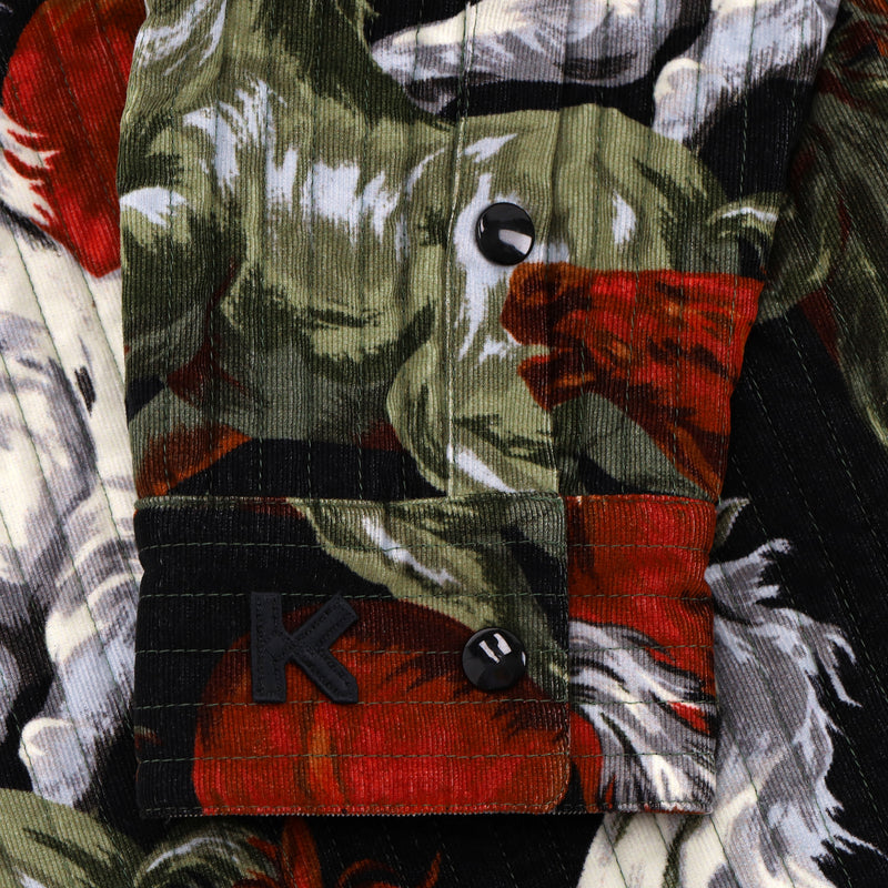 Kenzo Horse Print Cotton Shirt Jacket. Size 40FR