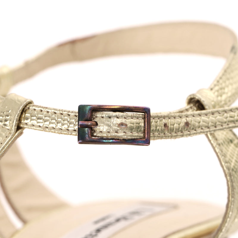 L.K. Bennett 'Lydia' Sandals With A Woven Wedge Heel. Size 39