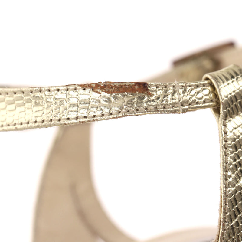 L.K. Bennett 'Lydia' Sandals With A Woven Wedge Heel. Size 39