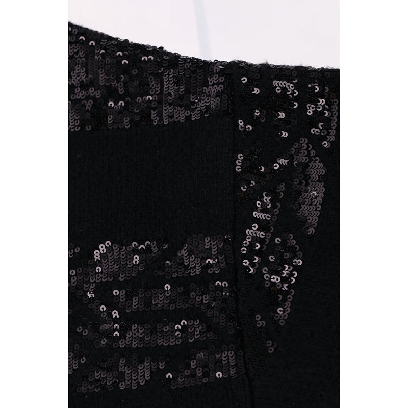 Louis Vuitton Sequin Embellished Knitted Wool Dress. Size 34FR